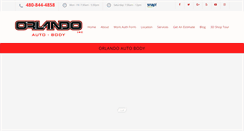 Desktop Screenshot of orlandoautobody.com